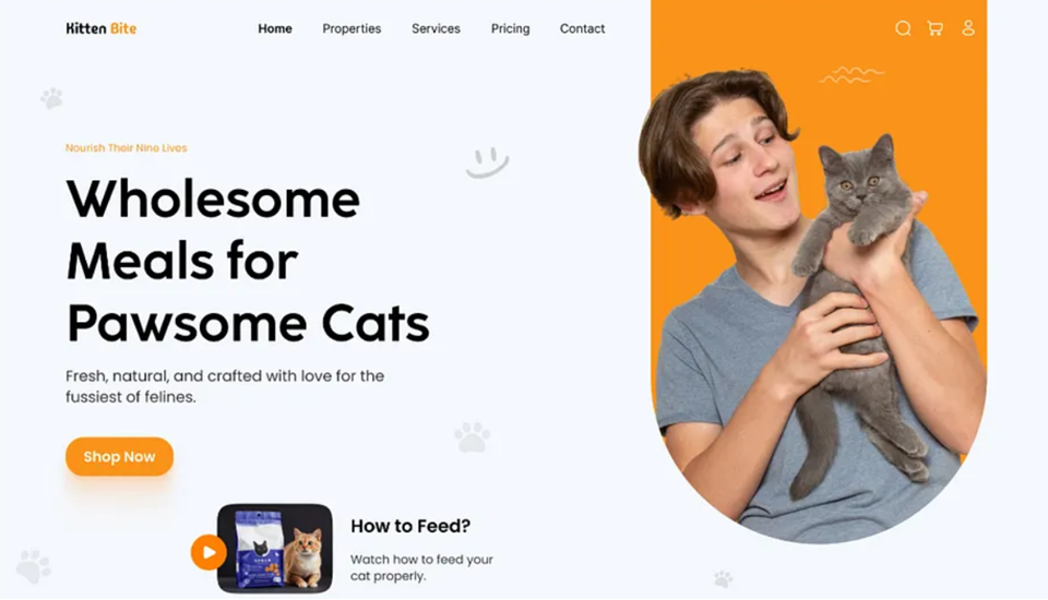 Pet food website in manchester